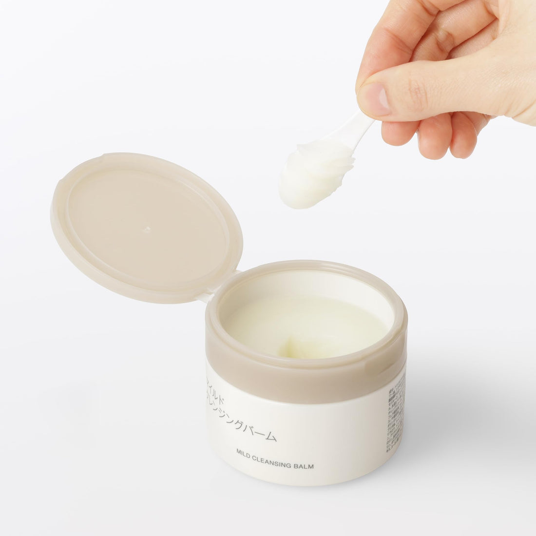 MUJI Mild Cleansing Balm with Spatula 90g for Gentle Makeup Removal