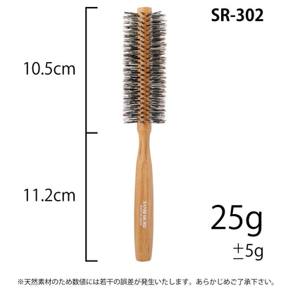 Sanbiikougyou Soft Roll Brush 38mm for Gentle Styling