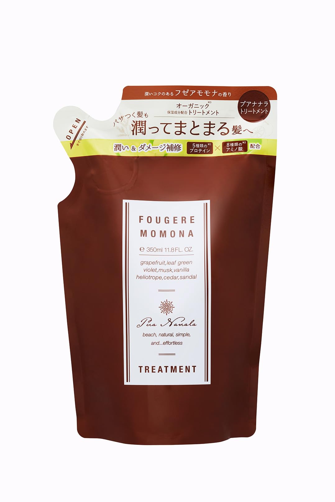 Pua Nanala Treatment Refill 350mL with Organic Amino Acids