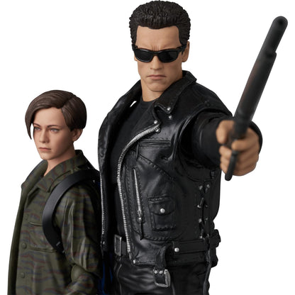 Medicom MAFEX T-800 and John Connor Action Figures Set 160mm
