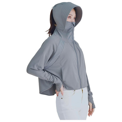 Cogit Sunblock Lab Soothing Wall Plus Face Guard UV Parka Charcoal Grey