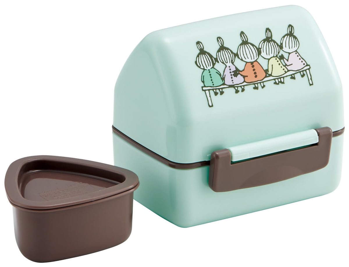 Skater Antibacterial Triangle Lunch Box for Kids with Onigiri Case