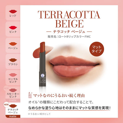 Mentholatum Flash Tint Matte Lip Terracotta Beige 4g