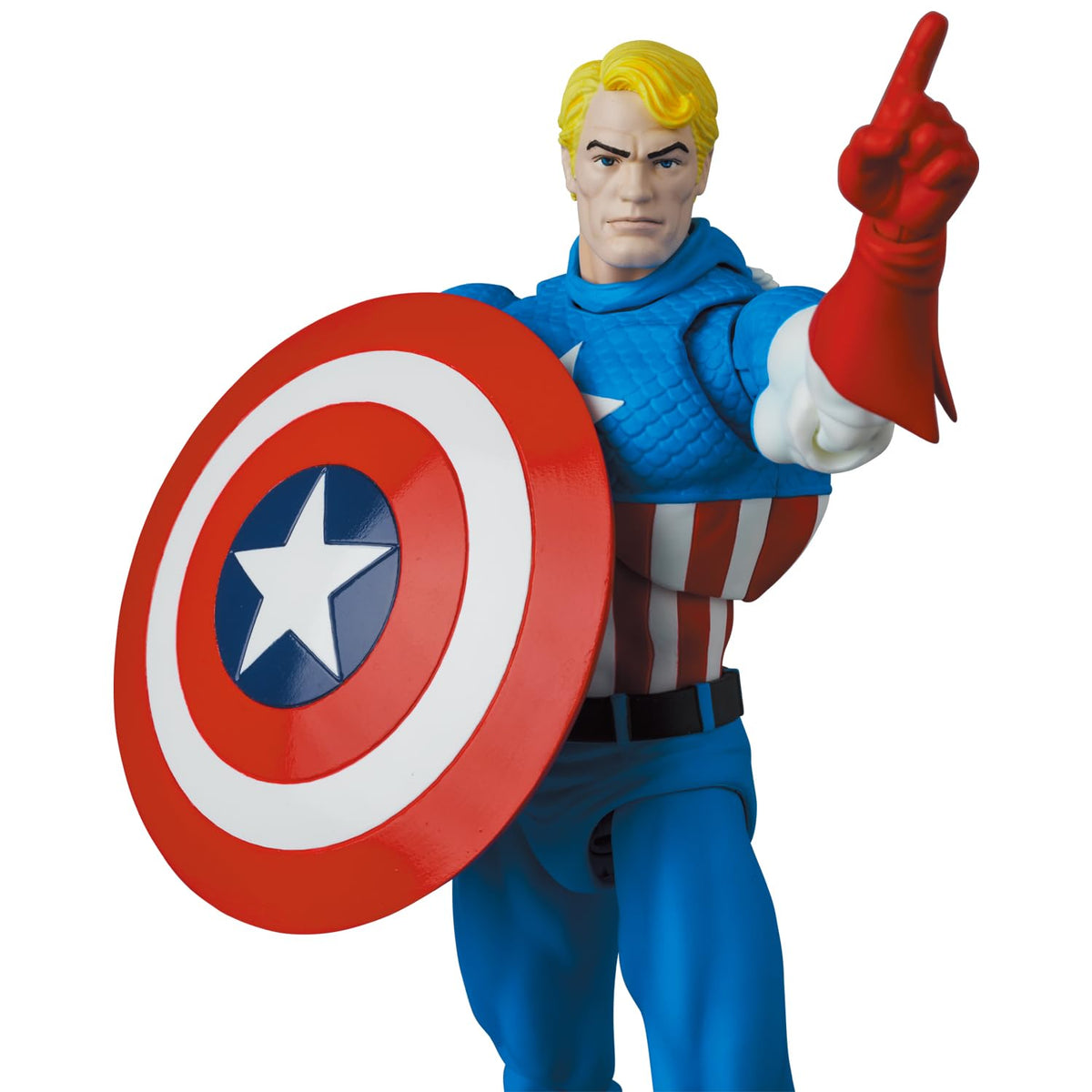 Medicom MAFEX No.217 Captain America Comic Version Action Figure 160mm