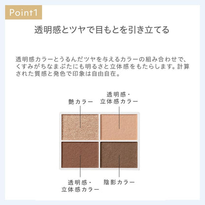 naturaglace Color Eyes N Sand Brown Eyeshadow 4.8g with Applicator