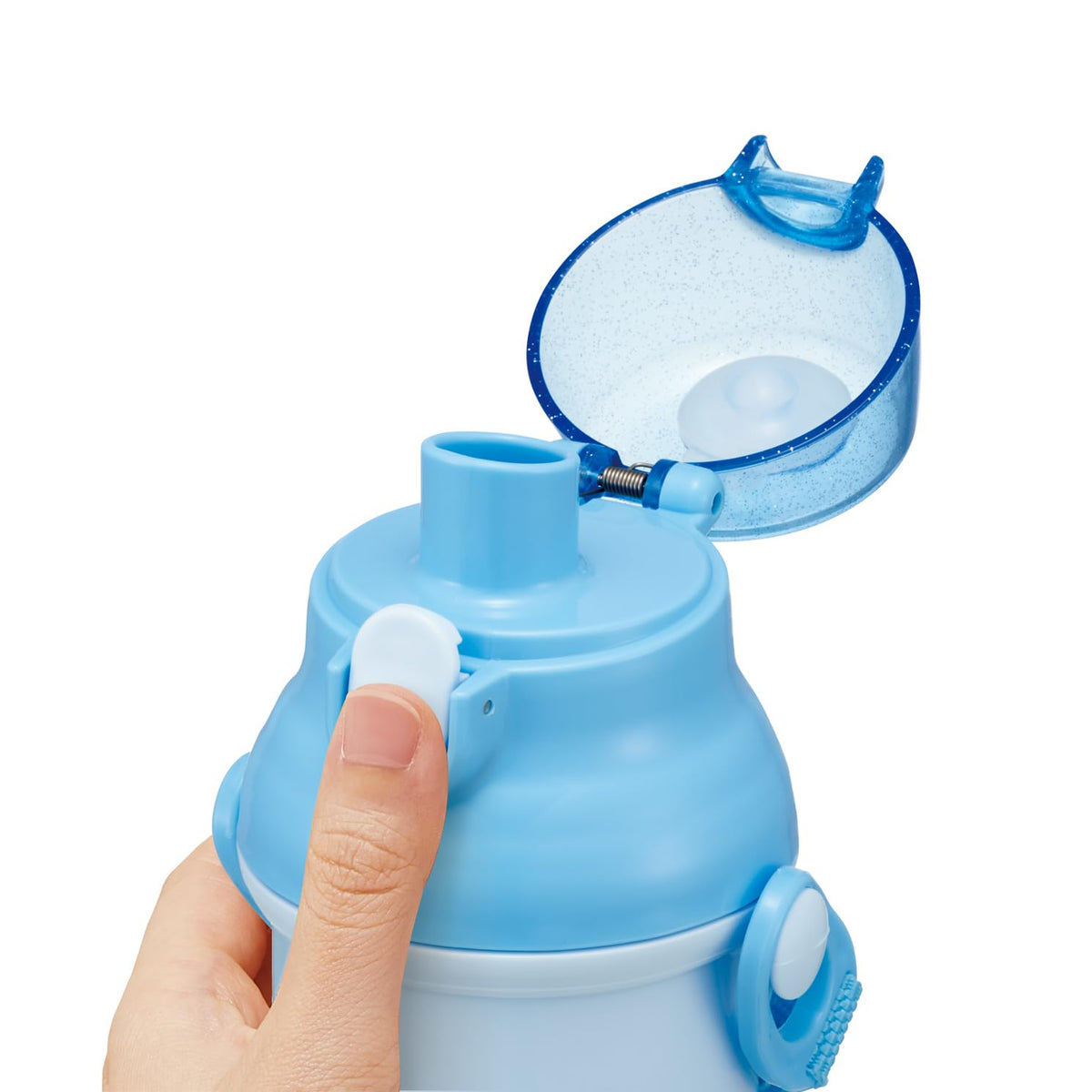 Skater Kids Water Bottle 480ml with One-Push Open and Dishwasher Safe