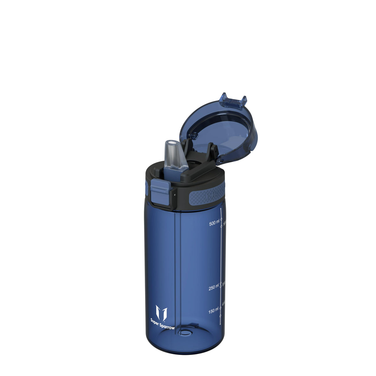 Super Sparrow Water Bottle 500ml with Straw BPA Free Tritan