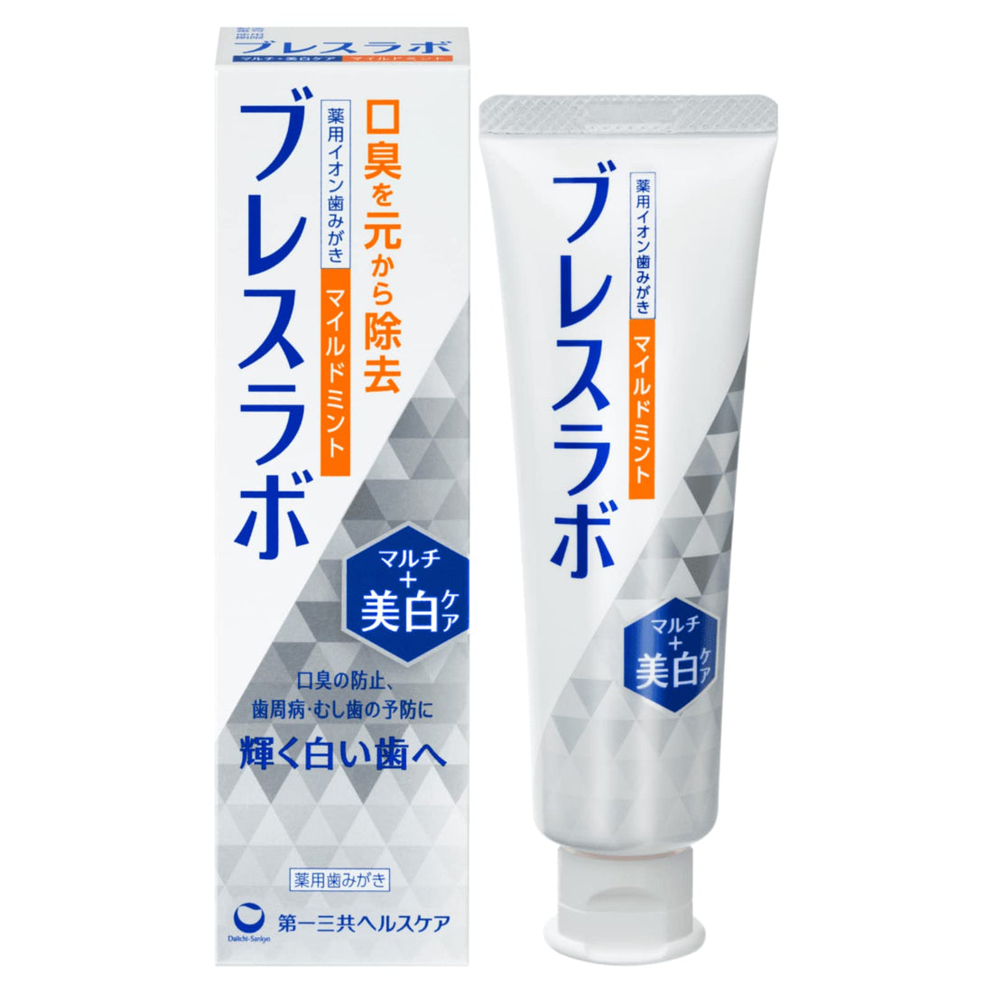 Breslabo Whitening Care Medicinal Toothpaste 90g for Fresh Breath