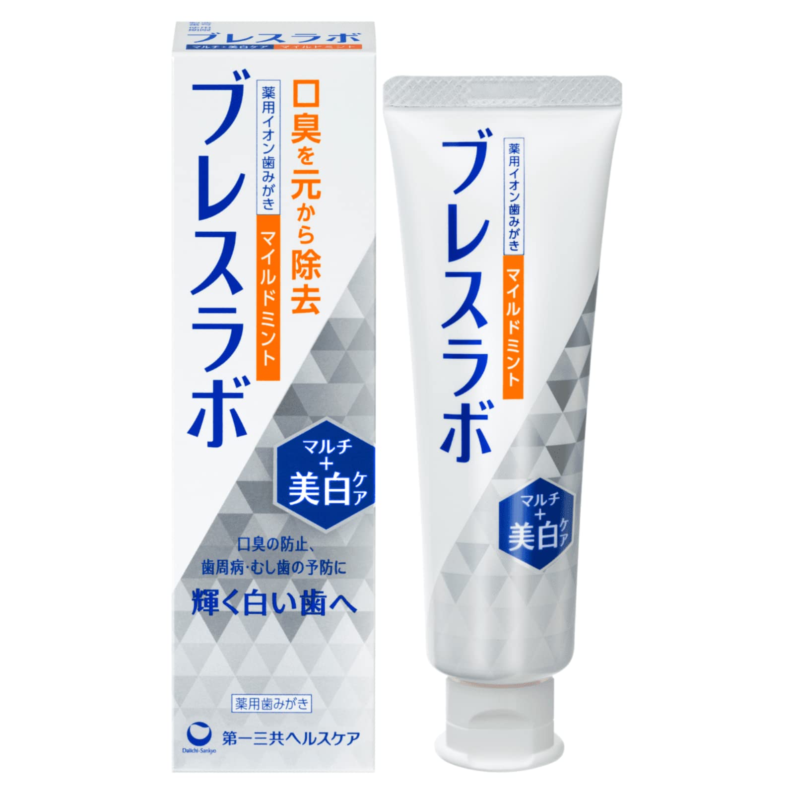 Breslabo Whitening Care Medicinal Toothpaste 90g for Fresh Breath