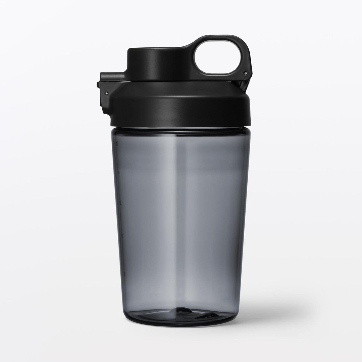 Mujirushiryouhin One-Touch Bottle Easy to Clean Black 500mL