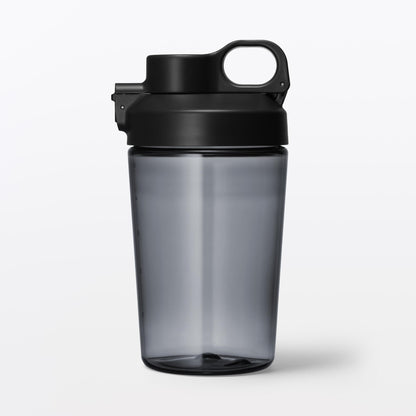 Mujirushiryouhin One-Touch Bottle Easy to Clean Black 500mL