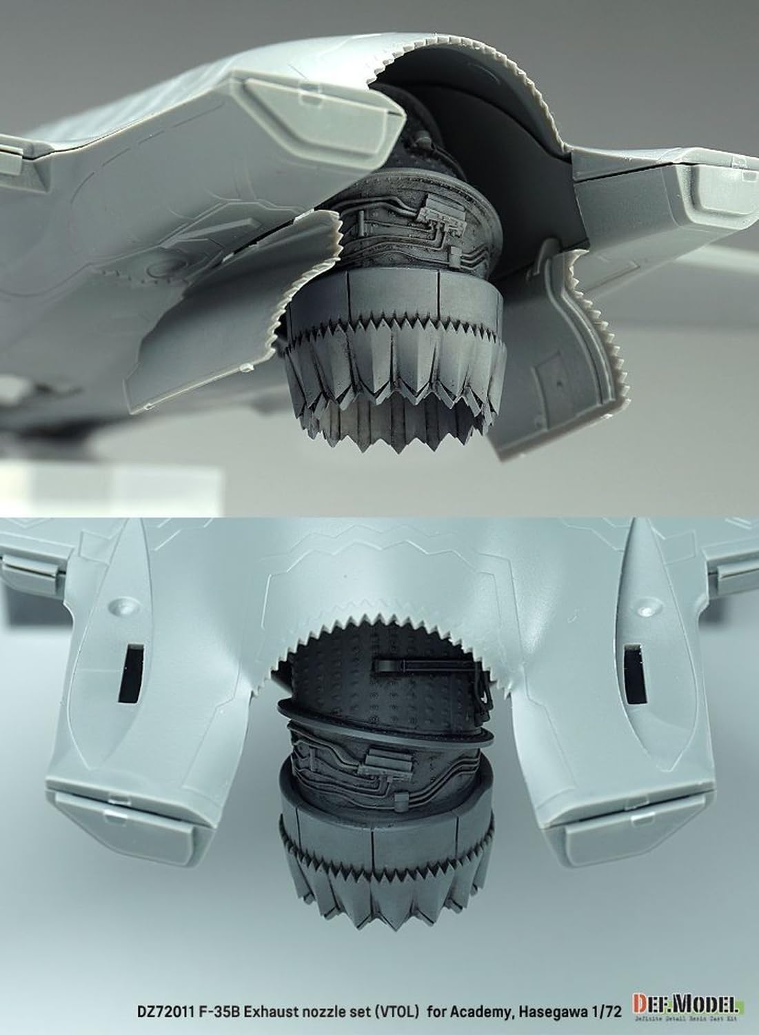 DEF.MODEL 1/72 F-35B Lightning II Engine Nozzle Set for Academy and Hasegawa Kits