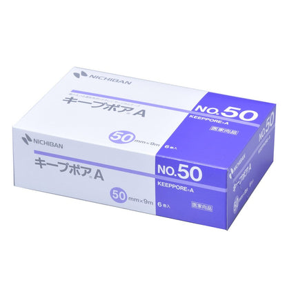 NICHIBAN Surgical Tape with Micro-Pores 50mm x 9m Roll