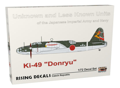 Rising Decals 1/72 Scale Model Decal Set for Ki-21 Type 2 Heavy Bomber