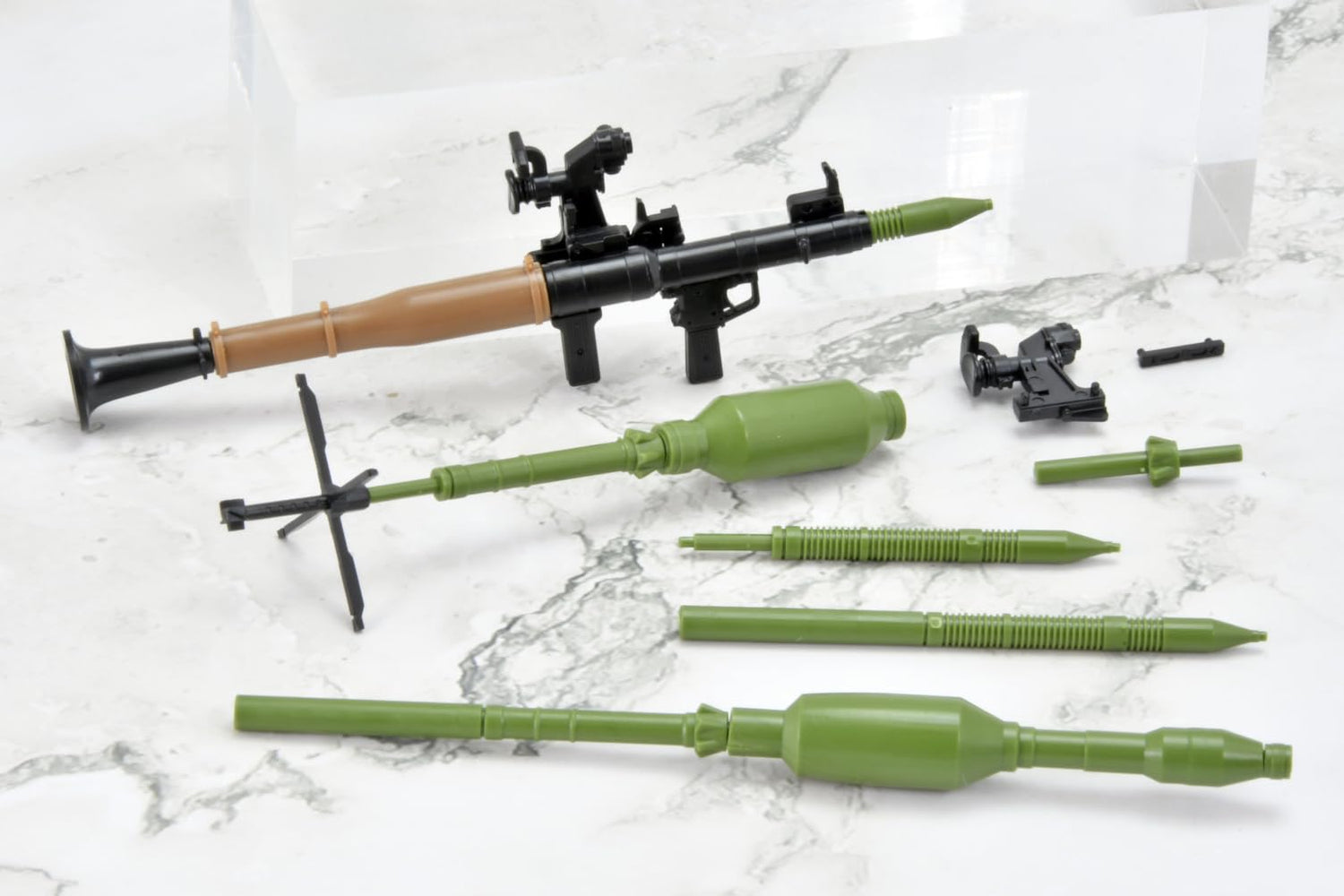 TOMYTEC 1/12 Little Armory RPG7V2 Type Unpainted Assembly Kit
