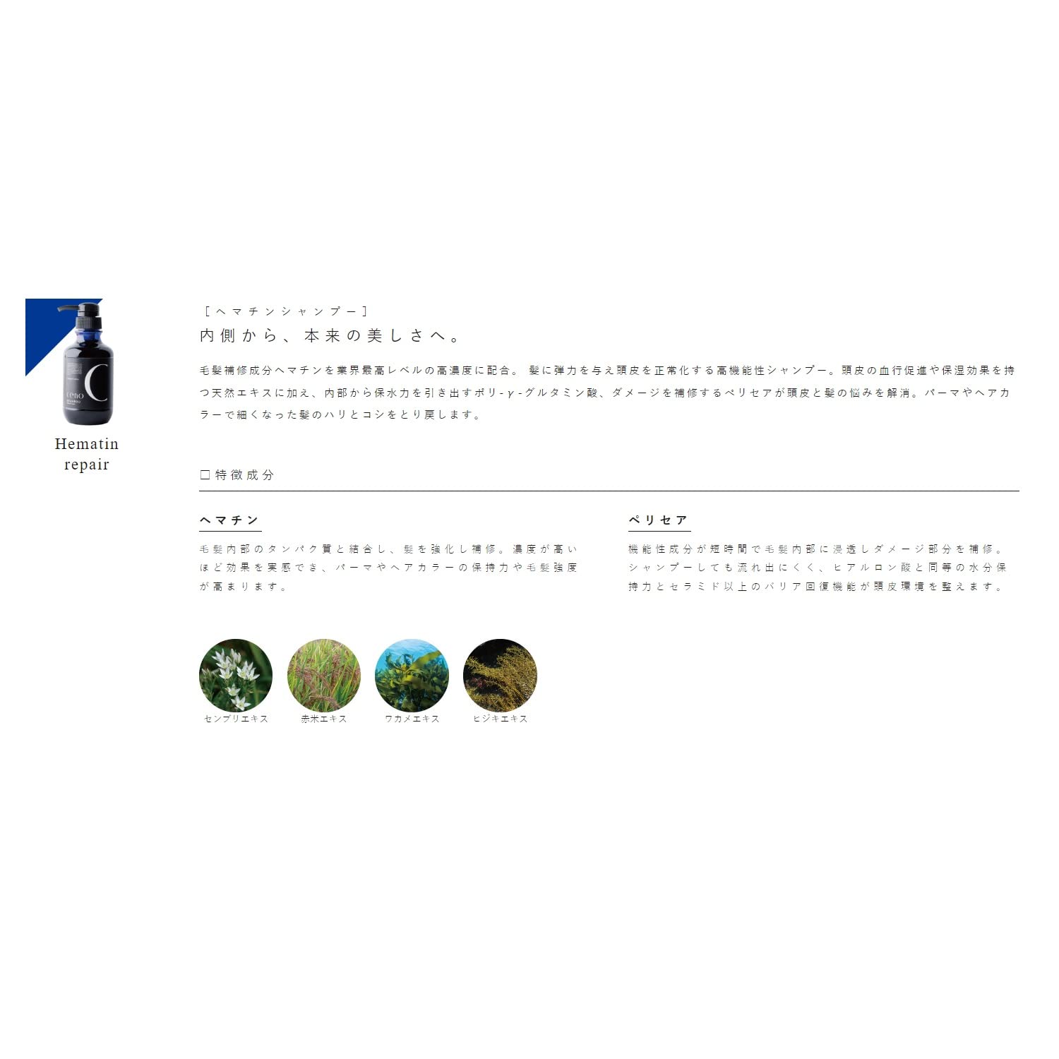 Orange Cosme Hema Shampoo Hr 1000ml for Color Care and Repair
