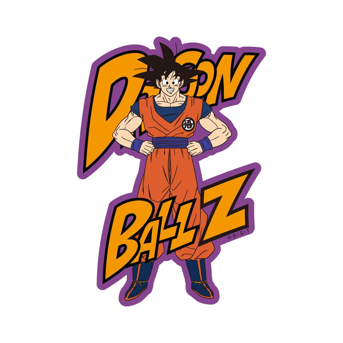 Small Planet Dragon Ball Z Goku Character Sticker Collectible