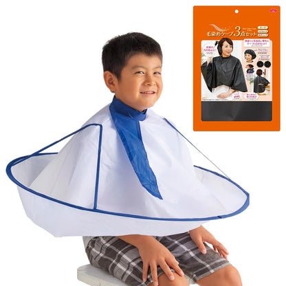 Aimedia Hair Cutting Cape with Dyeing Set 72cm for Easy Cleanup