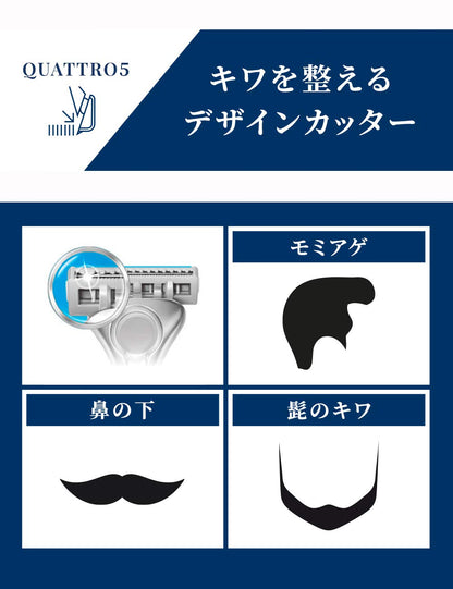Schick Quattro 5 Titanium Razor Club Pack with 16 Blades