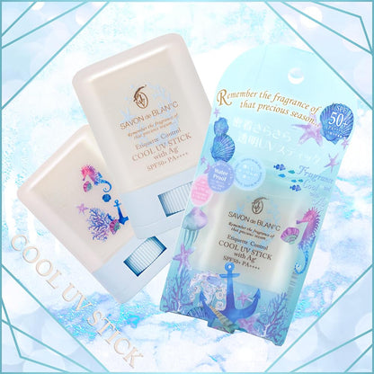 JV SAVON de BLAN°C Cool UV Stick 15g SPF50+ PA++++ for Daily Protection