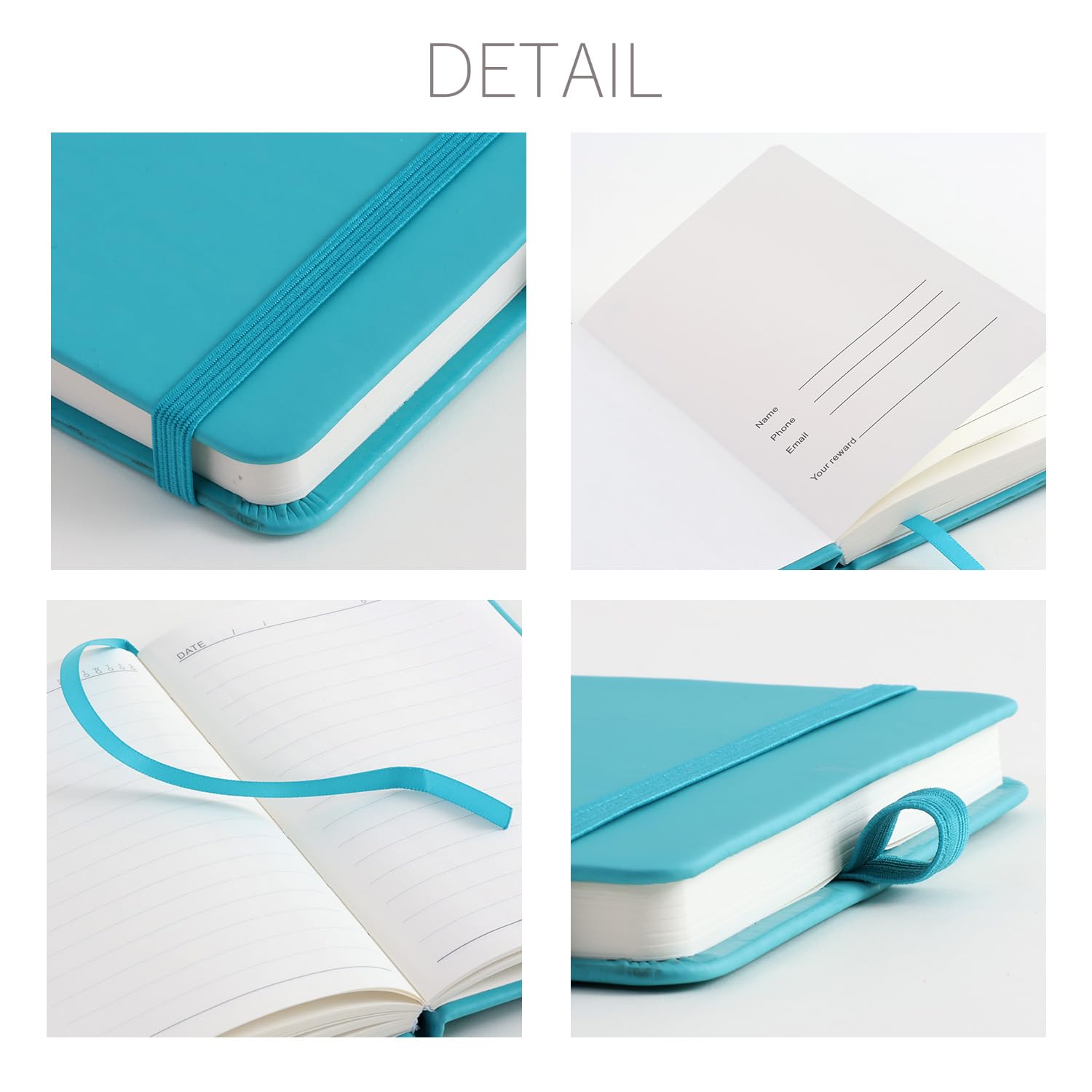 Astro A6 Notebook Light Blue with Cover and Pen Holder