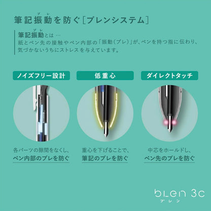 GreetingLife Multi-Color Ballpoint Pen Set with Three Ink Colors
