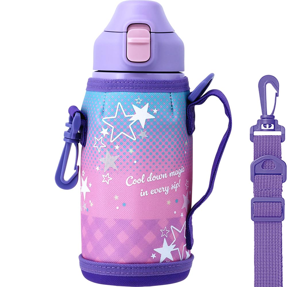 Wahei Freiz Kids Water Bottle 600ml with Easy One-Touch Design