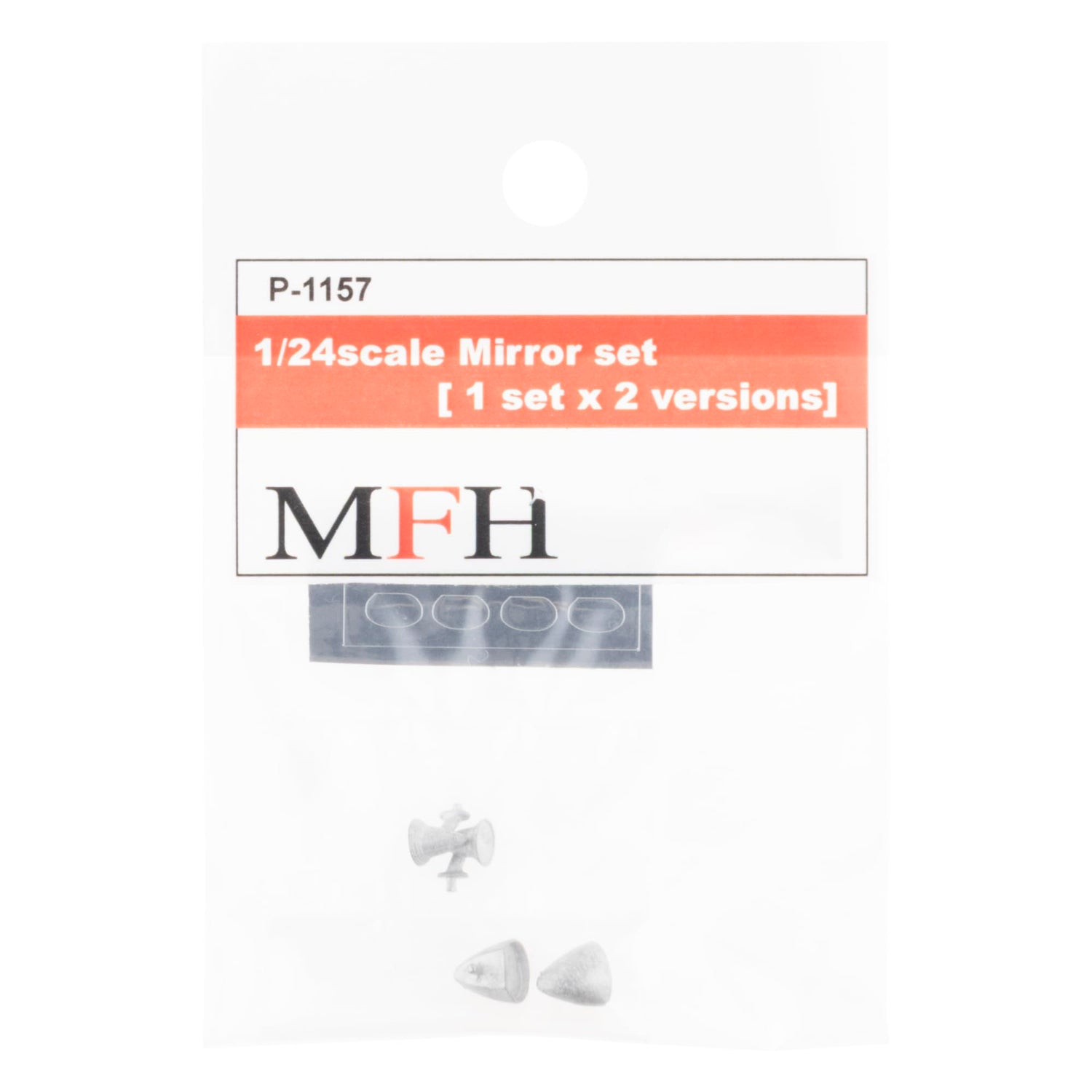 Model Factory Hiro 1/24 Scale Mirror Set with Silver Seal