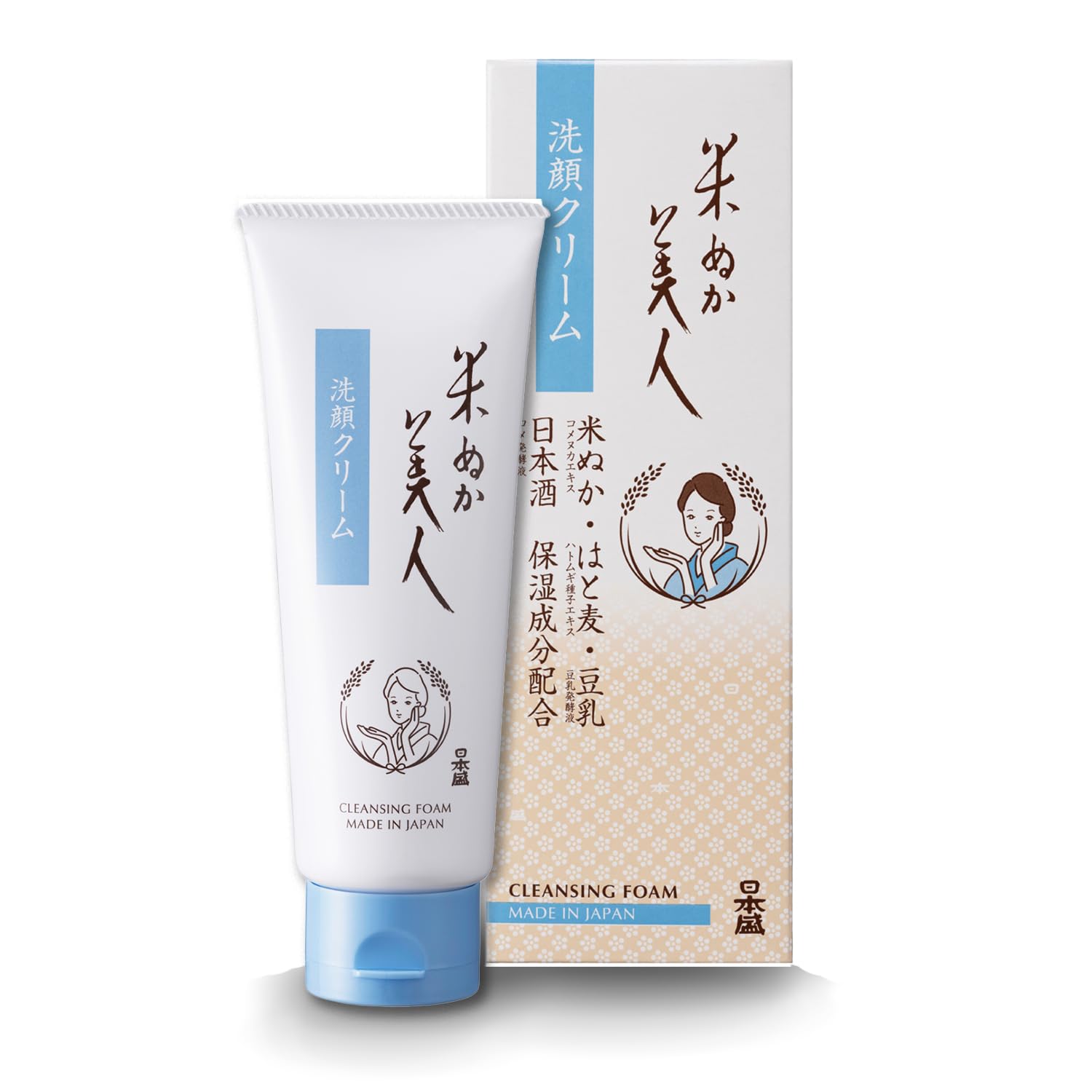 Komenukabijin Rice Bran Cleansing Cream 100g Fragrance-Free