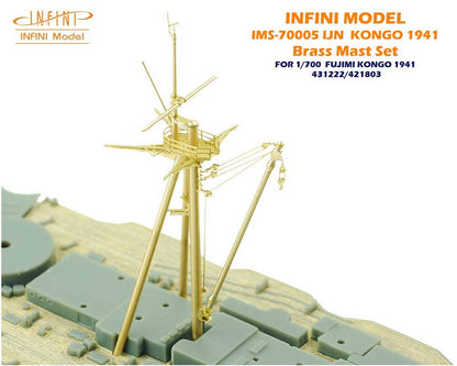 Infinity Models 1/700 Scale Model Parts for Japanese Battleship Kongou 1941