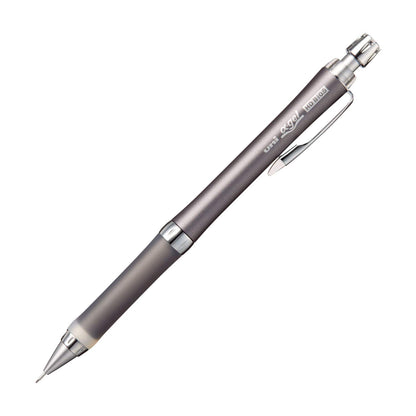 Mitsubishi Pencil Uni Alpha Gel Slim Mechanical Pencil 0.5mm Gun Metallic