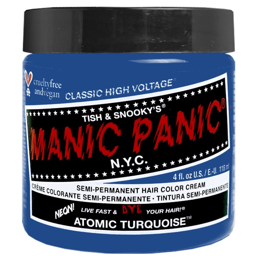 manic panic Color Cream Atomic Turquoise 4 oz