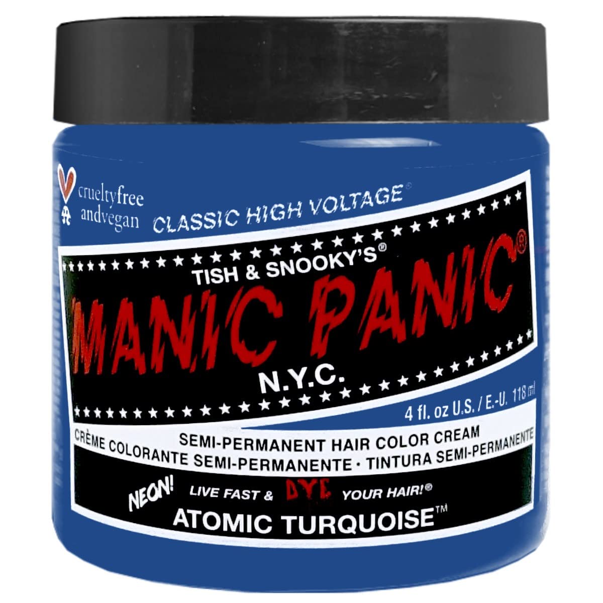 manic panic Color Cream Atomic Turquoise 4 oz