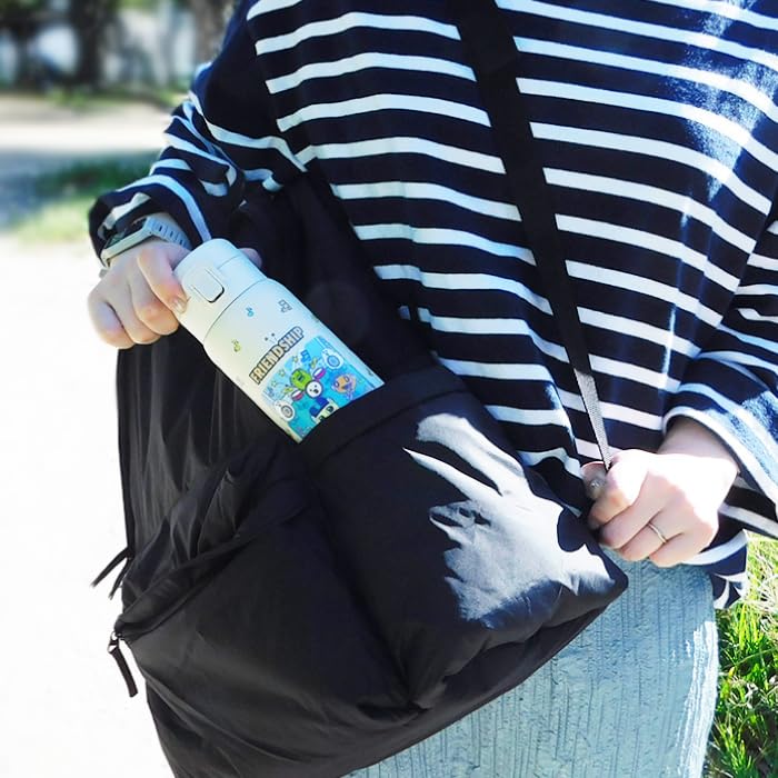 Toa Stainless Steel Vacuum Insulated Water Bottle 350ml with One-Push Lid