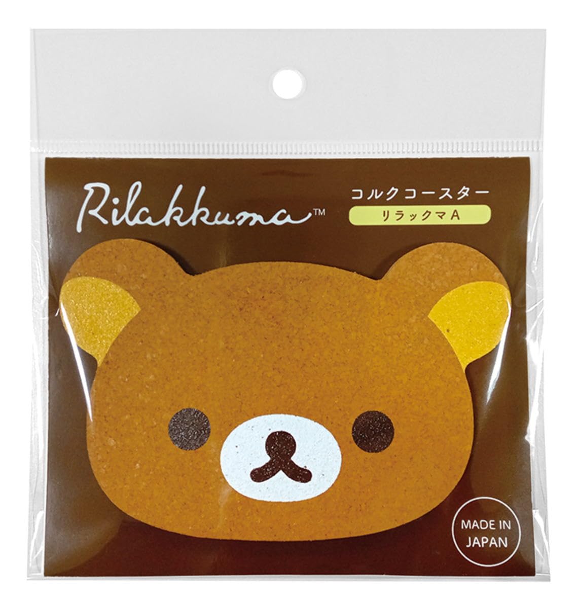 NaganoFactory Rilakkuma Die-Cut Coaster P2 Rilakkuma Face A