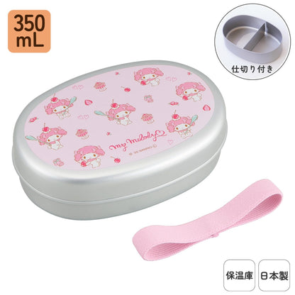 OSK Kids Bento Box 350ml with Dividers Made in Japan