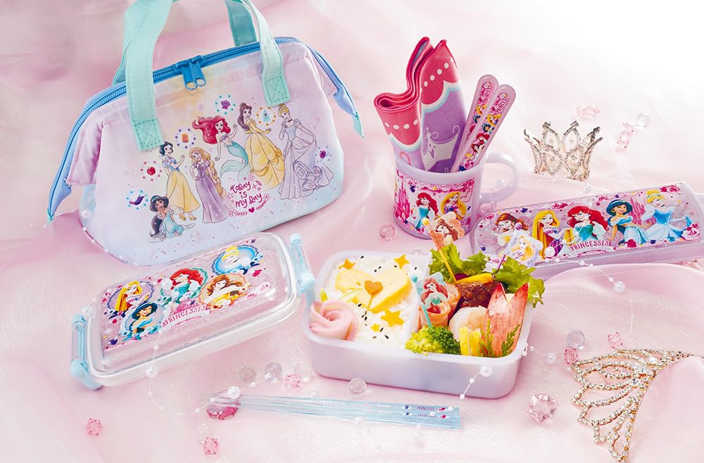 Skater Kids Lunch Box 450ml Dome Shape Disney Princess