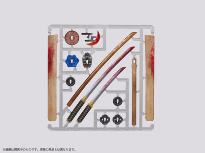 EMC Samurai Weapon Figure Kit Full Color Printed Model Parts