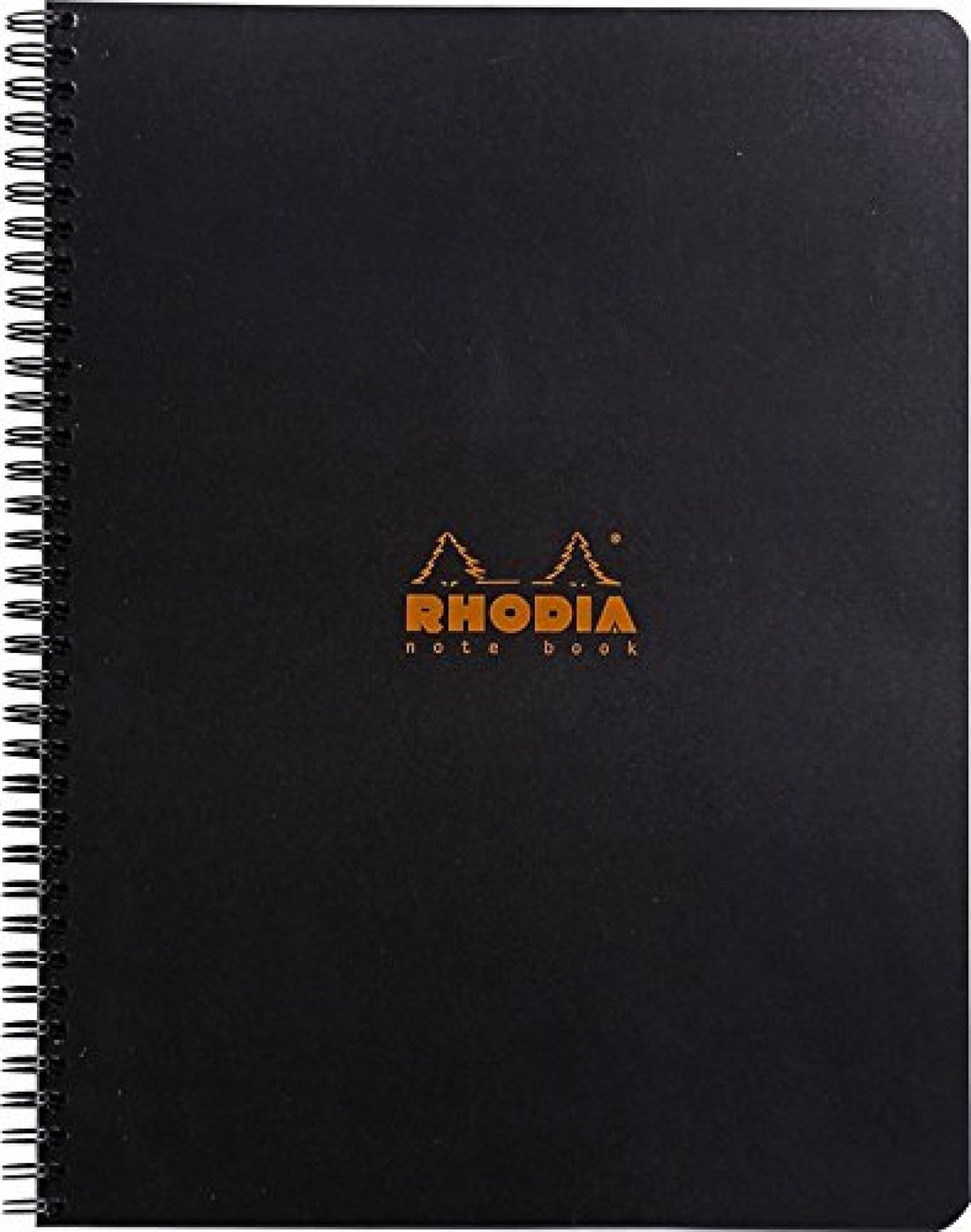 RHODIA Classic Double-Ring Notebook A4, 160 Pages, Ruled, Water-Repellent Cover, Perforated, PEFE Certified, Black (cf193109)