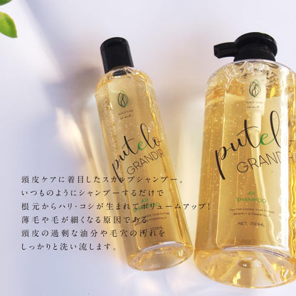 Putelo Pterol AR Shampoo 700ml for Nourishing Hair Care