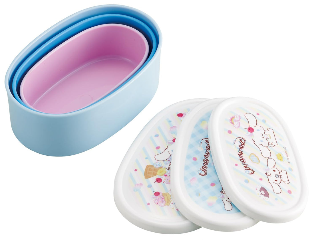 Skater Bento Box Set with Seal Containers Made in Japan
