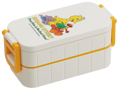 Skater Bento Box 2-Tier 600ml Made in Japan Sesame Street Design