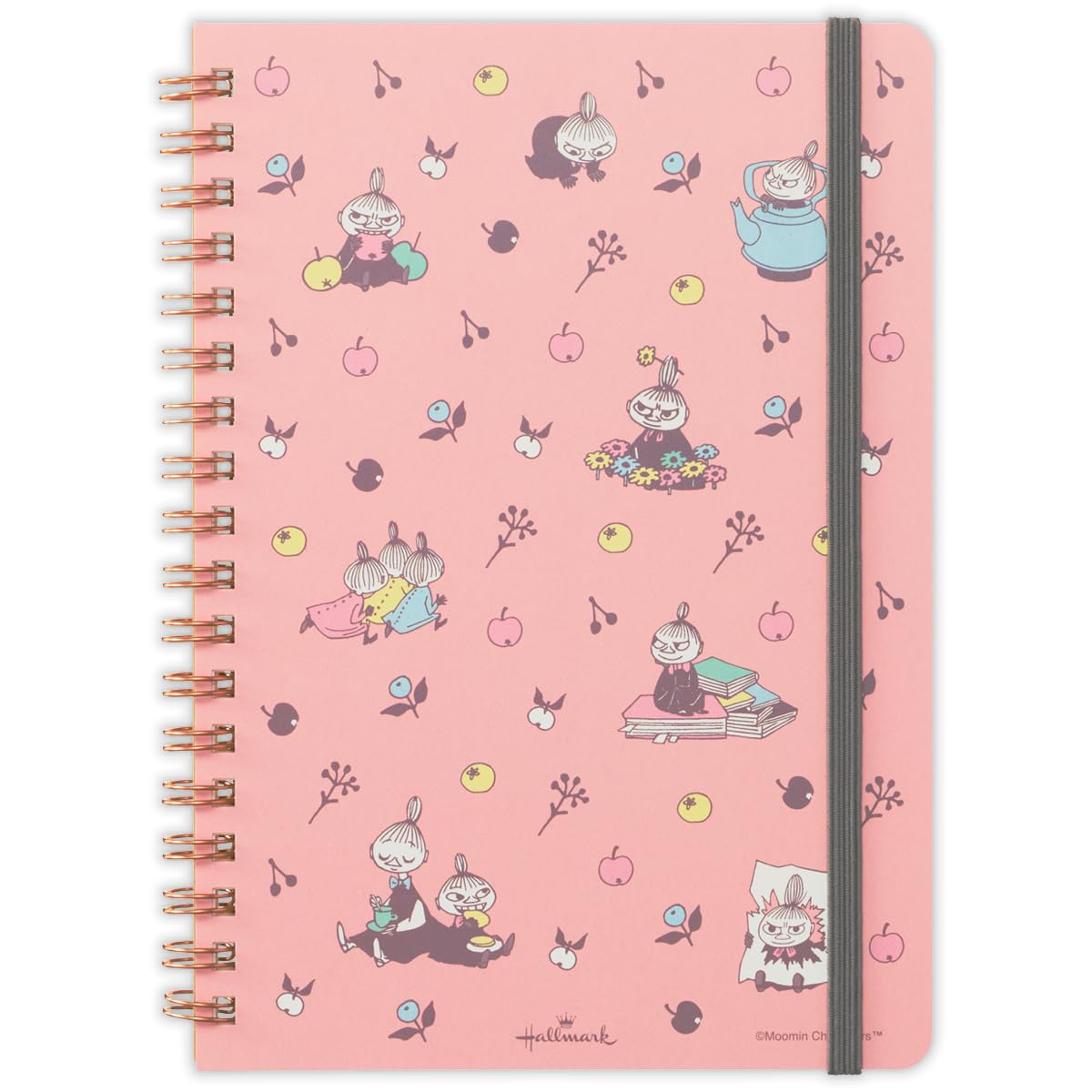 Hallmark Moomin Days Pink Ring Notebook