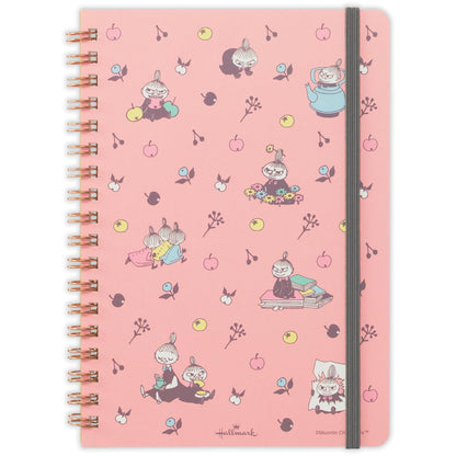 Hallmark Moomin Days Pink Ring Notebook