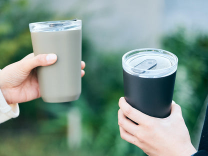 KINTO Tugo Tumbler with Straw 480ml Black for Everyday Use
