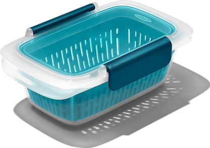 OXO Bento Box with Colander 0.4L for Meal Prep and Storage