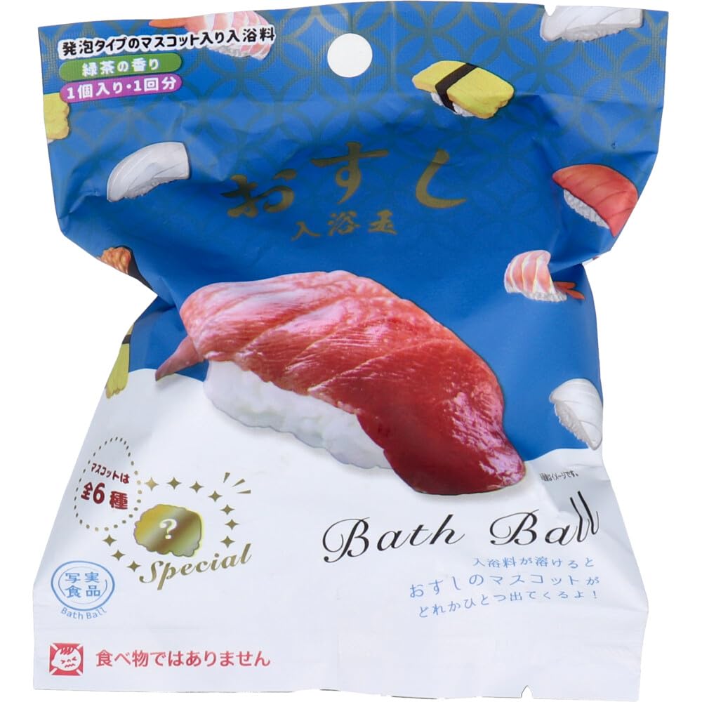 Nor Corporation Sushi Bath Bomb Green Tea Scent 50g