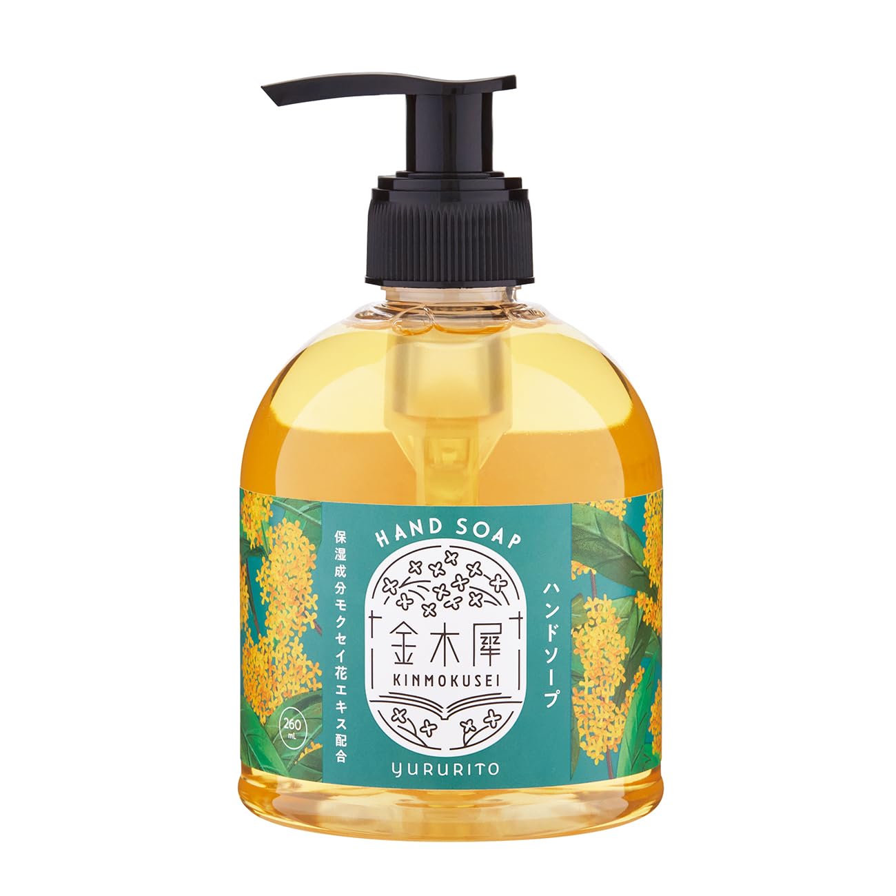 yururito Hand Soap with Osmanthus Fragrance 260ml
