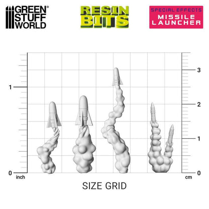 Green Stuff World 3D Printed Missile Launcher Effect Kit