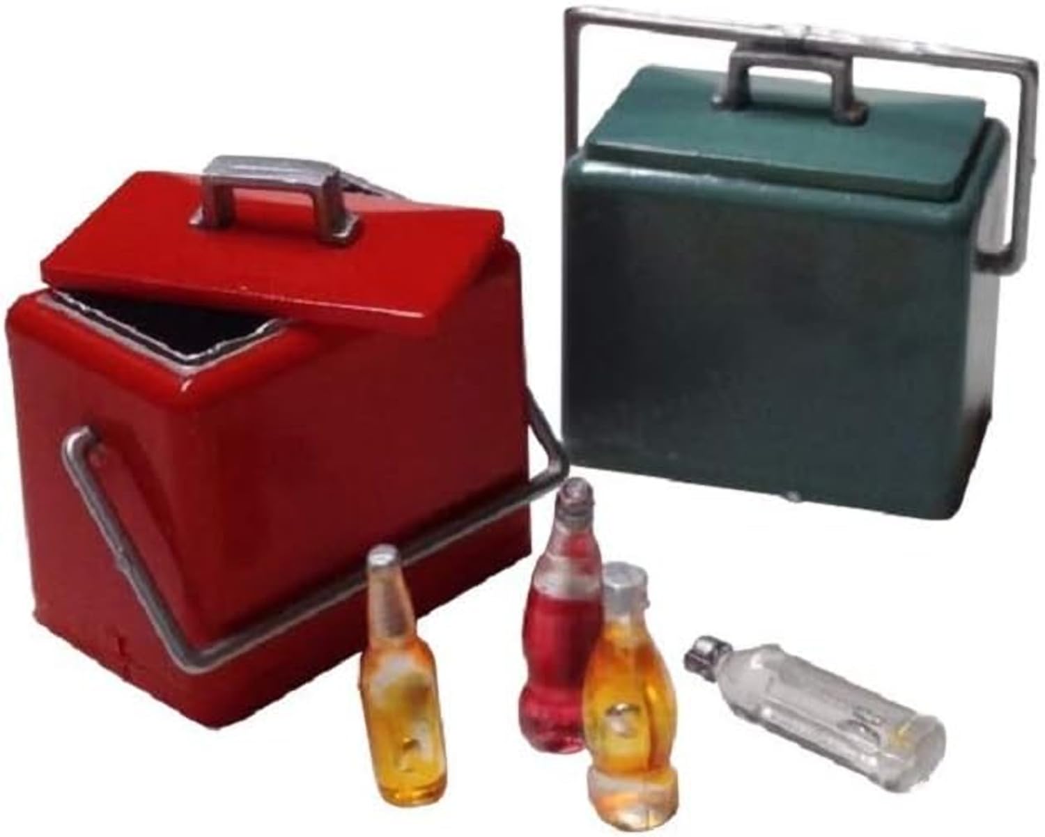 Asuka Model Vintage Cooler Box and Drink Set for 1/24 Scale Models